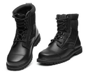 Steel Toe And Shank Cap Boots Chiến thuật Cảnh sát Boots Trọng lượng nhẹ