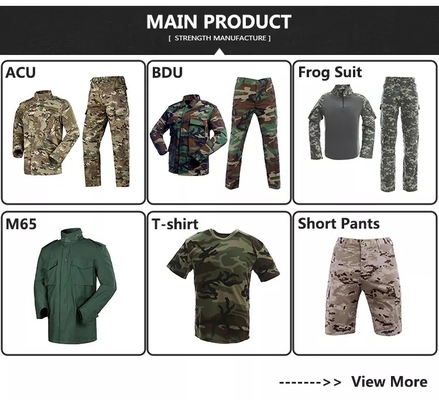 SGS ISO Chiến thuật Quân trang Quân đội Ngụy trang Đồng phục 210-220g / Sm
