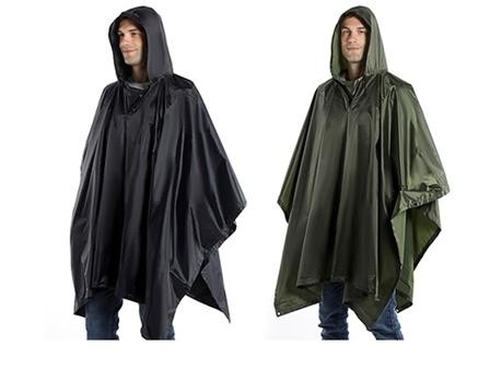 Quân đội mưa Cape chiến thuật ngoài trời mưa Cape Poncho đa dụng poncho