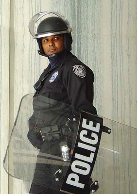 Anti Riot Shield Police Ballistic Pure PC Material Logo Tùy chỉnh được hỗ trợ