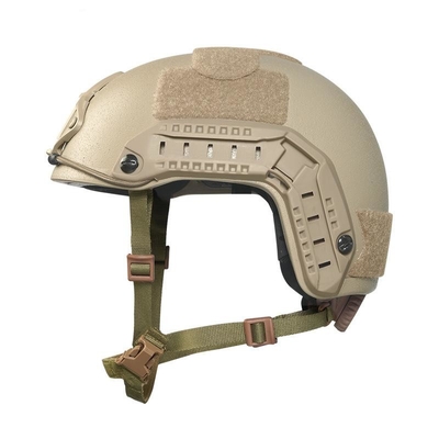 NIJ Level IIIA Antibacterial Black Tactical Ballistic Helmet với bảo vệ chống đạn