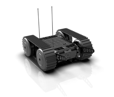 Độ bền Robot loại bỏ đạn dược nổ quân sự được thiết kế để chịu được điều kiện khắc nghiệt