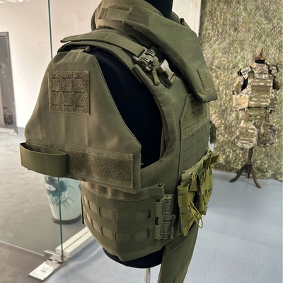 Đeo đeo vai có thể tháo rời áo khoác chiến đấu chiến thuật với hệ thống Molle và dây đeo thắt lưng điều chỉnh