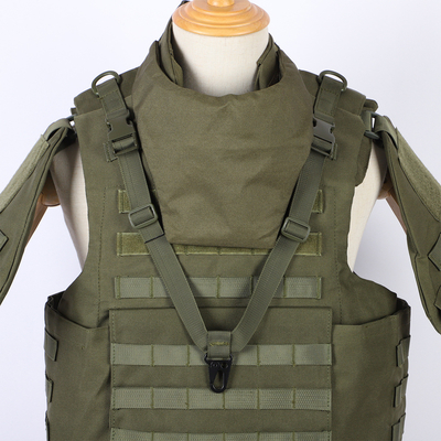 Hệ thống Molle an ninh thiết bị chiến thuật áo khoác mang vải Oxford áo khoác chiến thuật với tấm giáp UHMWPE mềm
