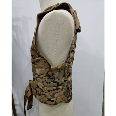 Đeo đeo vai có thể tháo rời áo khoác chiến đấu chiến thuật với hệ thống Molle và dây đeo thắt lưng điều chỉnh
