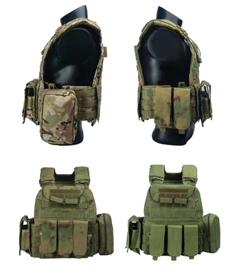 Đeo đeo vai có thể tháo rời áo khoác chiến đấu chiến thuật với hệ thống Molle và dây đeo thắt lưng điều chỉnh