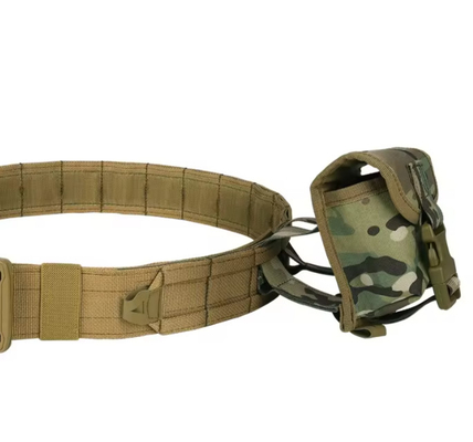 Equipo Tactico Thẻ Molle điều chỉnh 6 miếng Set polyester ngụy trang đai chiến thuật với túi Mag