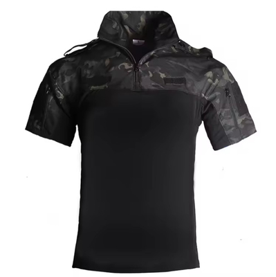 Bộ đồng phục chiến thuật tay ngắn bộ đồ chiến thuật ngụy trang lỏng lỏng khô nhanh quần áo thể thao mùa hè ngoài trời