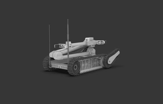 Robot kích nổ chất nổ theo dõi từ xa, xe kích nổ chất nổ toàn địa hình