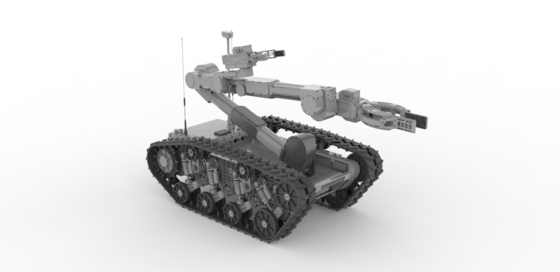 Robot xử lý chất nổ đa mục đích thông minh lớn