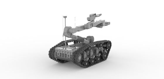 Robot xử lý chất nổ đa mục đích thông minh lớn