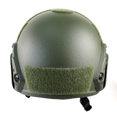 Mũ bảo hiểm FAST NIJ IIIA đạn đạo Kevlar đạn đạo chiến thuật Kích thước lớn Mũ bảo hiểm màu xanh lá cây quân đội