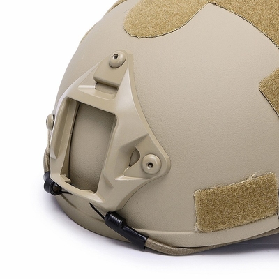 Mũ bảo hiểm đạn đạo FAST NIJ IIIA Mũ bảo vệ đạn đạo Kevlar Chiến thuật Kích thước lớn Mũ khaki cắt cao