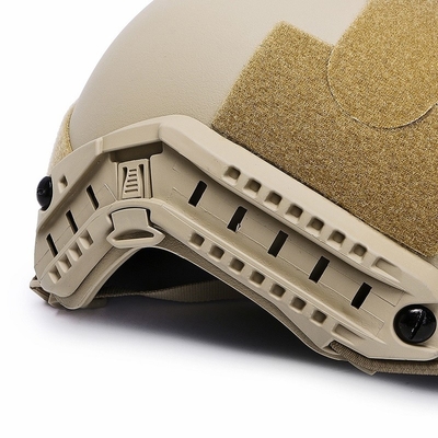 Mũ bảo hiểm đạn đạo FAST NIJ IIIA Mũ bảo vệ đạn đạo Kevlar Chiến thuật Kích thước lớn Mũ khaki cắt cao