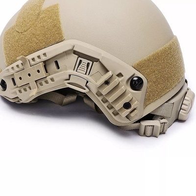 Mũ bảo hiểm đạn đạo FAST NIJ IIIA Mũ bảo vệ đạn đạo Kevlar Chiến thuật Kích thước lớn Mũ khaki cắt cao