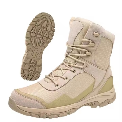 Khaki chống trượt chống trượt thoải mái chiến thuật cho đào tạo đi bộ đường dài Giày đào tạo ngoài trời cho nam giới