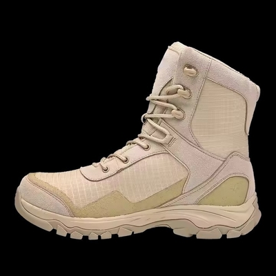 Khaki chống trượt chống trượt thoải mái chiến thuật cho đào tạo đi bộ đường dài Giày đào tạo ngoài trời cho nam giới