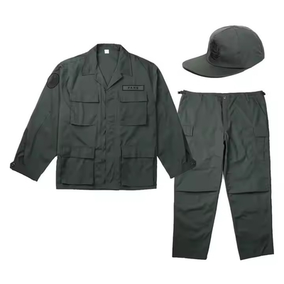 Logo tùy chỉnh BDU Combat Suit Solid Deep Green Tactical Uniform