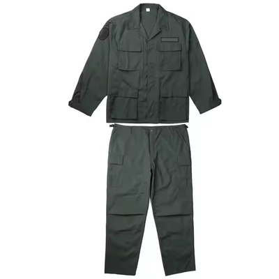 Logo tùy chỉnh BDU Combat Suit Solid Deep Green Tactical Uniform