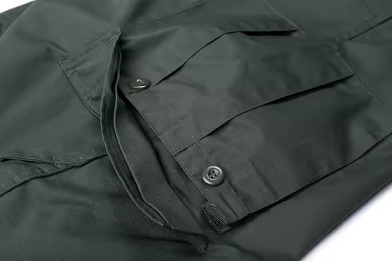 Logo tùy chỉnh BDU Combat Suit Solid Deep Green Tactical Uniform