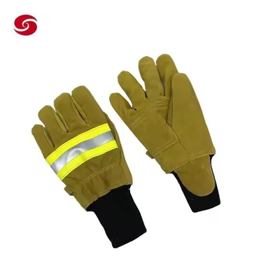 Đeo găng tay chống nhiệt chiến thuật lính cứu hỏa lính cứu hỏa găng tay an toàn cứu hỏa khẩn cấp