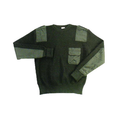 Đồng phục tùy chỉnh túi ngực V-Neck đan mặc áo len mặc chiến thuật áo len