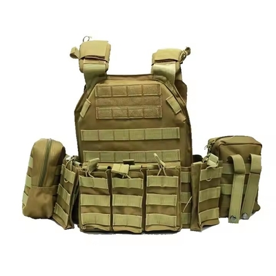 Oxford Fabric Plate Carrier Waterproof Vest Camouflage Thiết bị chiến thuật cho huấn luyện chiến thuật