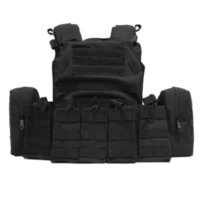 Oxford Fabric Plate Carrier Waterproof Vest Camouflage Thiết bị chiến thuật cho huấn luyện chiến thuật
