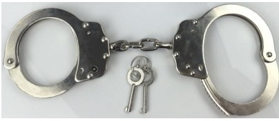 Tự vệ Chống bạo động Thiết bị Cảnh sát Bằng thép Carbon NIJ Real Police Còng tay