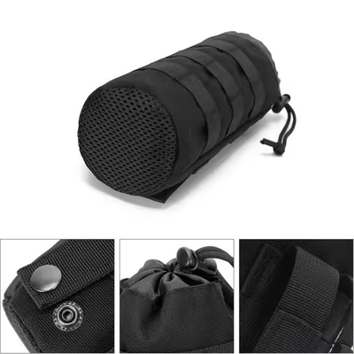 Bộ ngụy trang chiến thuật Hệ thống Molle hạng nhẹ Thắt lưng treo chai nước lớn Thẻ ngoài trời Cho du lịch thể thao ngoài trời