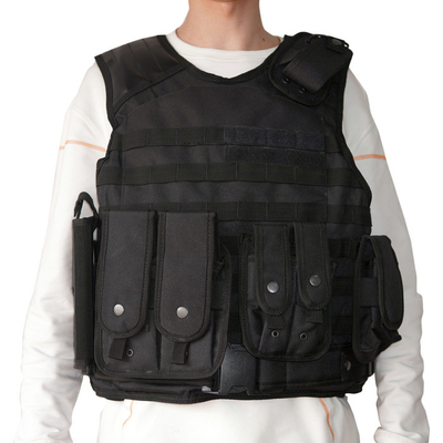 Áo vỏ mang tấm Swat nhẹ 2.5kg Hệ thống Nylon Molle với dây đeo vai có thể tháo rời
