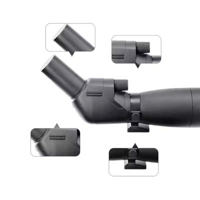 Thermic Long Range Spotting Scope High Definition Prism cầm tay với máy giữ điện thoại để quan sát chim