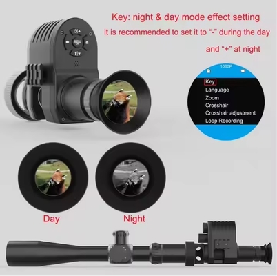 Tầm nhìn ban đêm-4K tầm xa tầm nhìn ban đêm Đối với săn bắn Mônocular cho người lớn Đào tạo chiến thuật và săn bắn