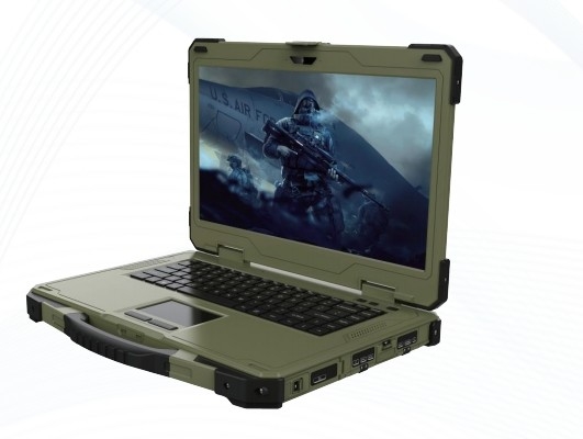 Quân đội tăng cường notebook, tăng cường labtop, 14 inch Single Screen Rugged Portable Laptop