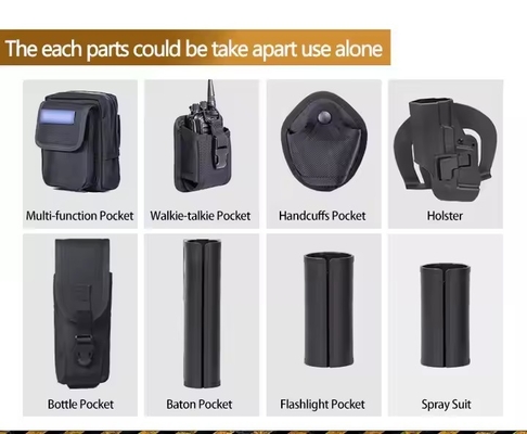 Đeo đai săn bắn màu đen Nylon nhanh chóng giải phóng Buckle Thiết bị chiến thuật đào tạo Molle Holster Đeo đai chiến thuật nam