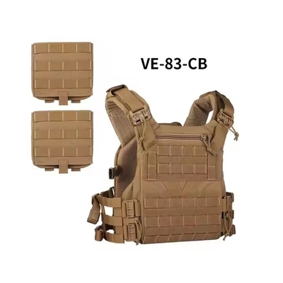 Đèn nhẹ West Molle Tốc độ phát hành cắt laser Multicam Oxford vải chiến thuật áo khoác mang tấm