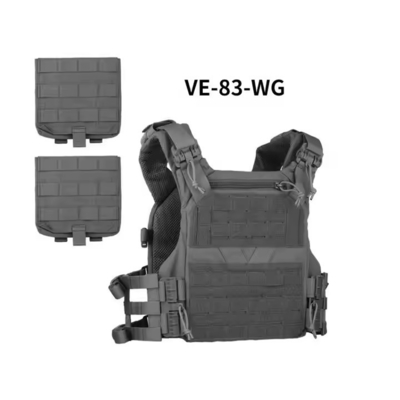 Đèn nhẹ West Molle Tốc độ phát hành cắt laser Multicam Oxford vải chiến thuật áo khoác mang tấm